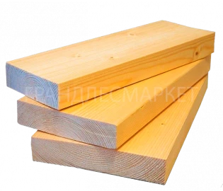 Доска сухая строганная 30х95х6000