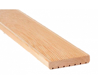 Террасная доска из лиственницы 28х140х3000 сорт «BC»